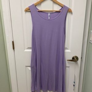 Purple lilac dress